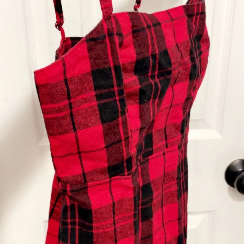 Hollister Buffalo Plaid Mini Dress - Picture 5 of 7